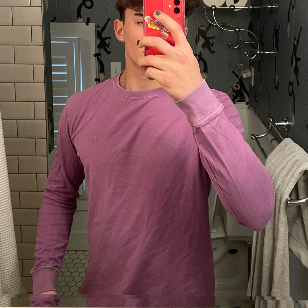 American eagle purple long sleeve tee Size S